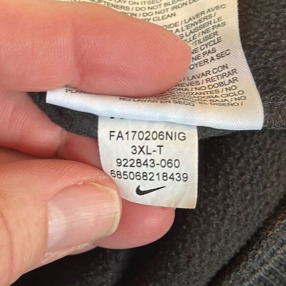 Washington Wizards Nike NBA Authentics Dri-Fit Athletic Pants Mens Black 3XLT - Picture 11 of 11